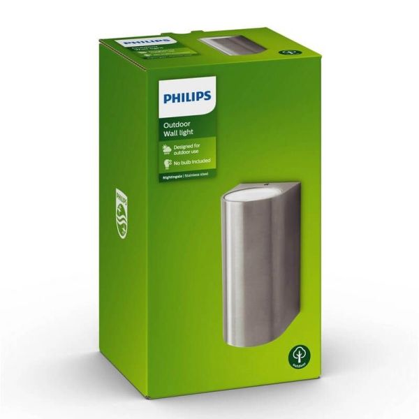 Aplique pared NIGHTINGALE luz arriba/abajo IP44 MyGarden | LeonLeds