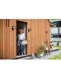 Aplique de pared LED exterior PARTERRE cubo IP44 MyGarden | LeonLeds