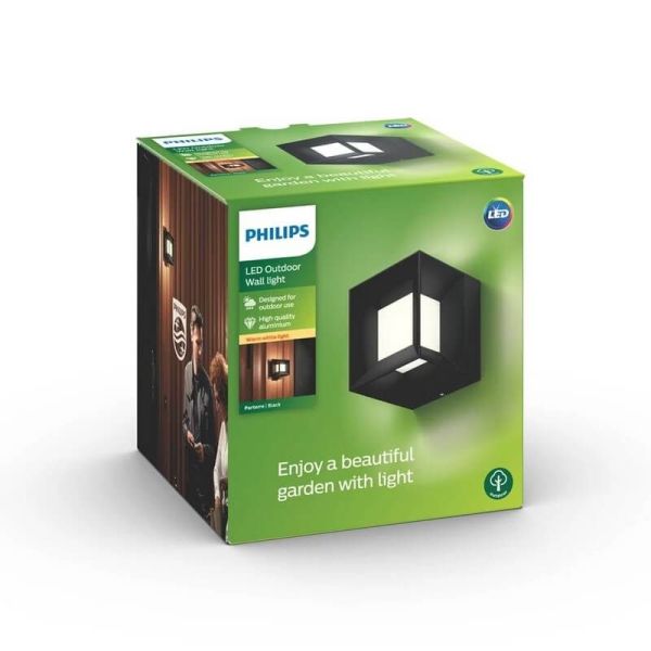 Aplique de pared LED exterior PARTERRE cubo IP44 MyGarden | LeonLeds
