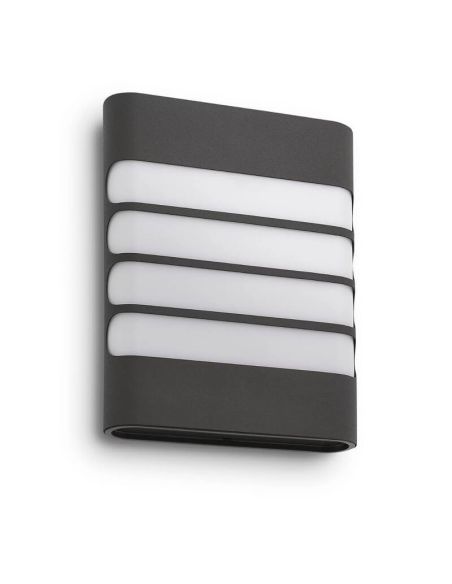 Aplique LED RACCOON minimalista antracita 3000K MyGarden | LeonLeds