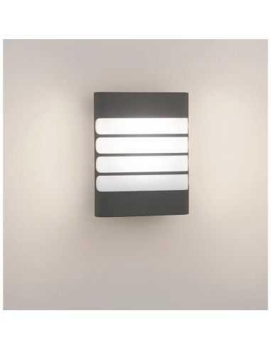 Aplique LED RACCOON minimalista antracita 3000K MyGarden | LeonLeds