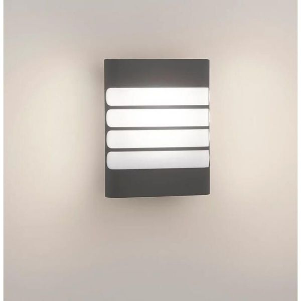 Aplique LED RACCOON minimalista antracita 3000K MyGarden | LeonLeds