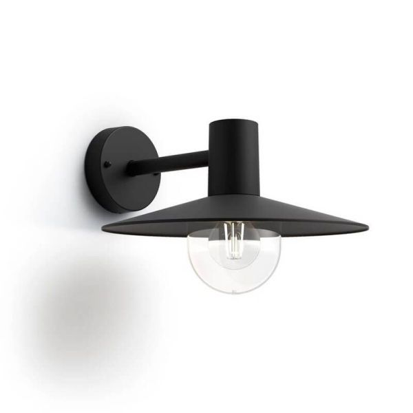 Aplique exterior SKUA negro moderno y sencillo MyGarden | LeonLeds