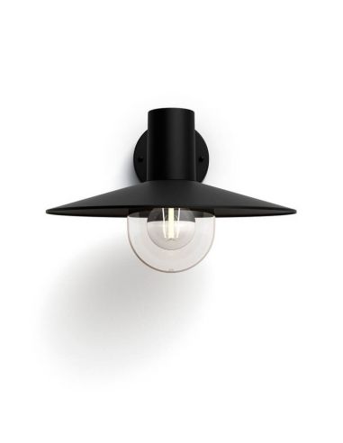 Aplique exterior SKUA negro moderno y sencillo MyGarden | LeonLeds