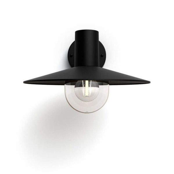 Aplique exterior SKUA negro moderno y sencillo MyGarden | LeonLeds