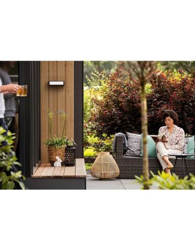 Arandela LED retangular para exterior STRATOSPHERE 4000K IP44 | LeonLeds