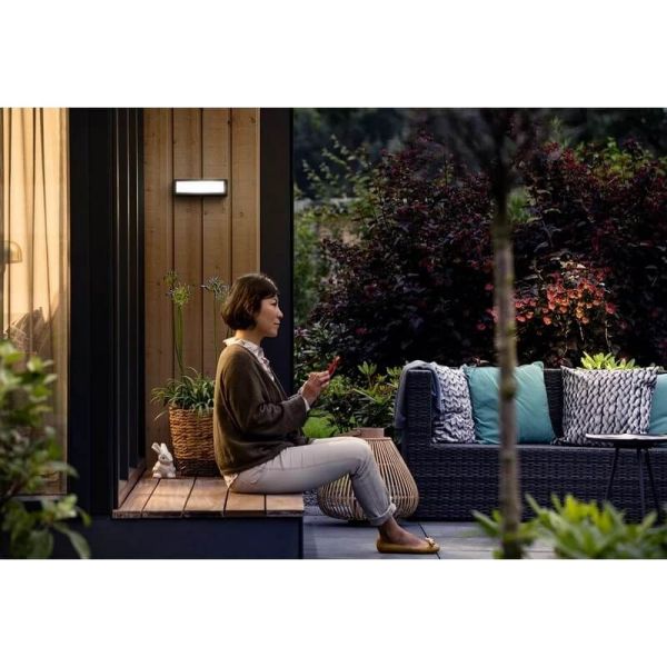 Aplique LED exterior STRATOSPHERE rectangular 4000K IP44 | LeonLeds