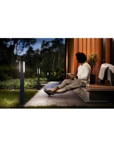 Baliza exterior LED STRATOSPHERE 79cm IP44 MyGarden | LeonLeds