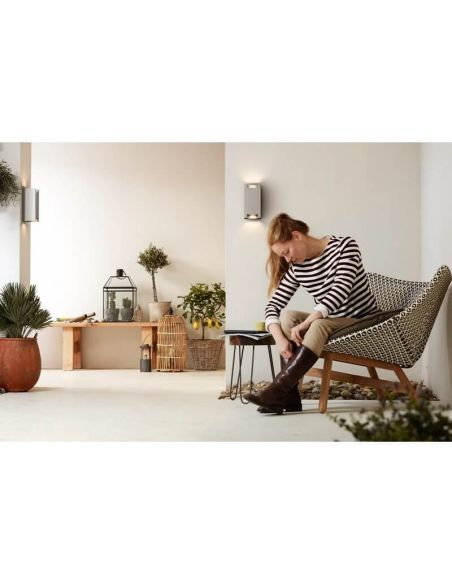 TROWEL applique murale d'extérieur LED haut/bas IP44 | LéonLeds