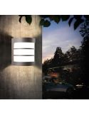 Aplique pared LED cilíndrico CALGARY antracita IP44 MyGarden| LeonLeds