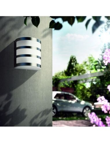 Aplique pared exterior LED CALGARY cilíndrico IP44 MyGarden | LeonLeds