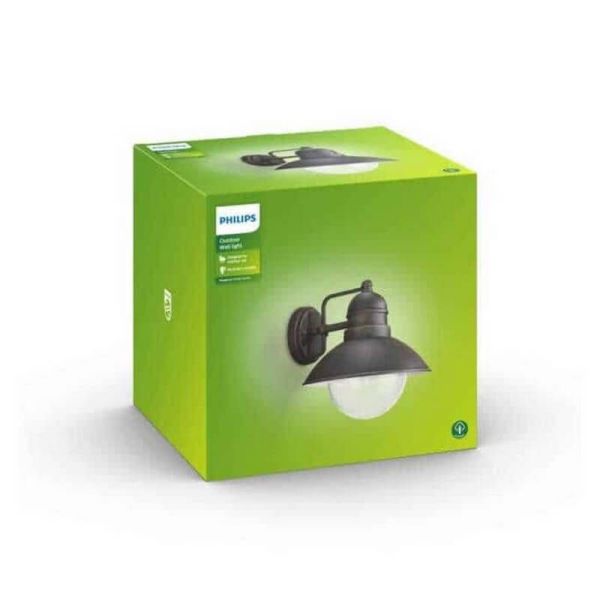 Applique murale d'extérieur vintage DAMAS couleur bronze 1x60W IP44 | LéonLeds