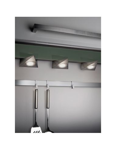 Luz bajo mueble LED ECCO 3 focos incl.3x3W LED 200Lm | LeonLeds