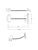 Aplique pared LED CURTIS flexible y regulador de intensidad | LeonLeds