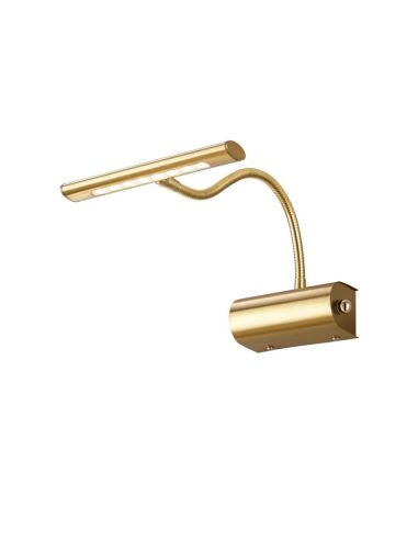 Aplique pared LED CURTIS luz acento cuadros incl.1x4W IP20 | LeonLeds