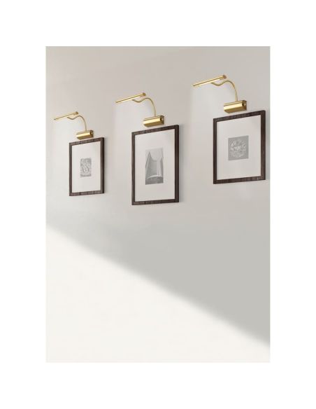Aplique pared LED CURTIS luz acento cuadros incl.1x4W IP20 | LeonLeds