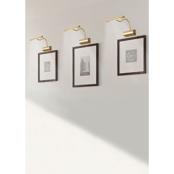 Aplique pared LED CURTIS luz acento cuadros incl.1x4W IP20 | LeonLeds