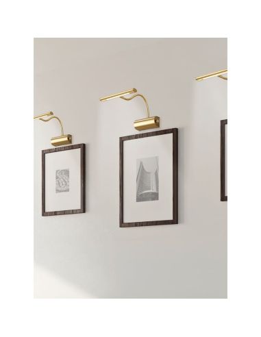 Aplique pared LED CURTIS luz acento cuadros incl.1x4W IP20 | LeonLeds