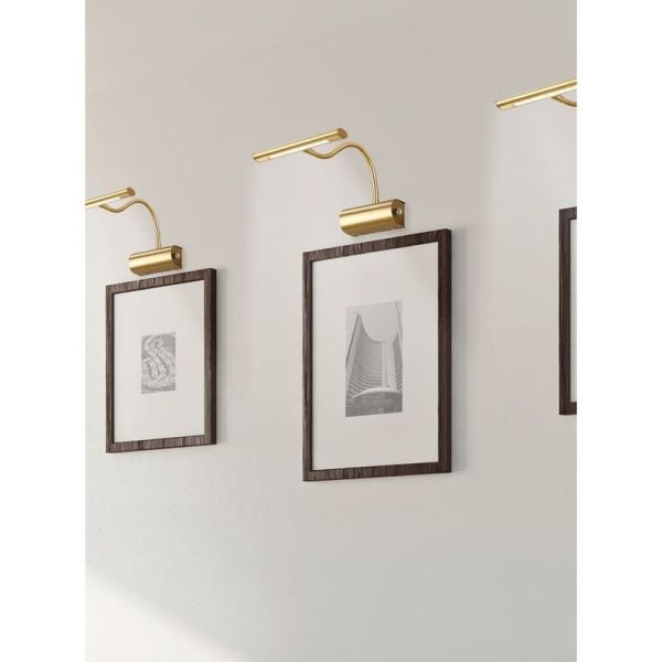 Aplique pared LED CURTIS luz acento cuadros incl.1x4W IP20 | LeonLeds