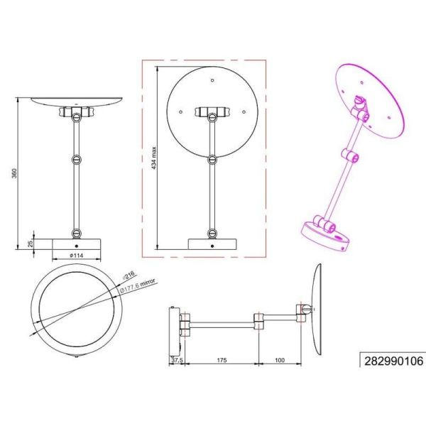 Miroir grossissant de salle de bain...