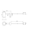 Aplique de baño LORENZO Acabado mate IP44 | LeonLeds