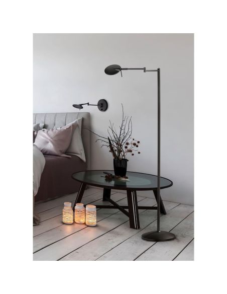 KAZAN Applique LED variateur intégré avec 1x8W IP20 | LéonLeds