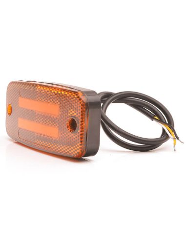 Jauge latérale LED avec 2 lignes néon avec clignotant et réflecteur et support ADR 12V-24V SM1 5 IA 1137 ADR | LéonLeds