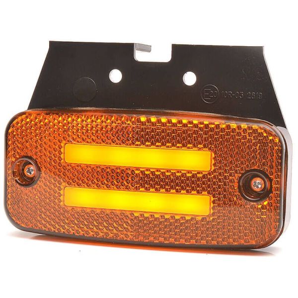 Galibo Lateral LED con 2 Lineas Neon con Intermitente y Catadióptrico y Soprte ADR 12V-24V SM1 5 IA 1137 ADR | LeonLeds
