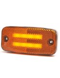 Galibo Lateral LED con 2 Lineas Neon con Intermitente y Catadióptrico y Soprte ADR 12V-24V SM1 5 IA 1137 ADR | LeonLeds