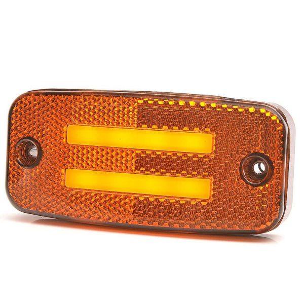 Galibo Lateral LED con 2 Lineas Neon con Intermitente y Catadióptrico y Soprte ADR 12V-24V SM1 5 IA 1137 ADR | LeonLeds