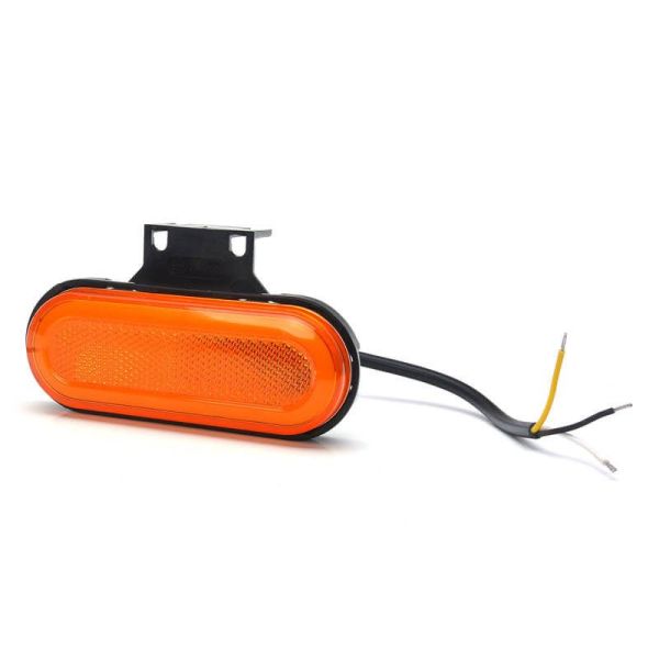 Jauge latérale LED avec clignotant néon et rétroréflecteur avec support 12V-24V SM1 5 IA ADR 1420 | LéonLeds