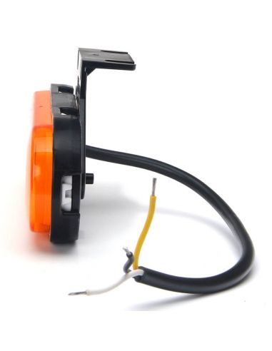 Medidor lateral LED com pisca neon e retrorrefletor com suporte 12V-24V SM1 5 IA ADR 1420 | LeonLeds