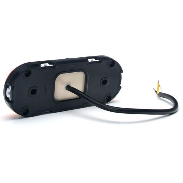 Medidor lateral LED com pisca neon e retrorefletor com suporte 12V-24V SM1 5 IA ADR 1420 | LeonLeds