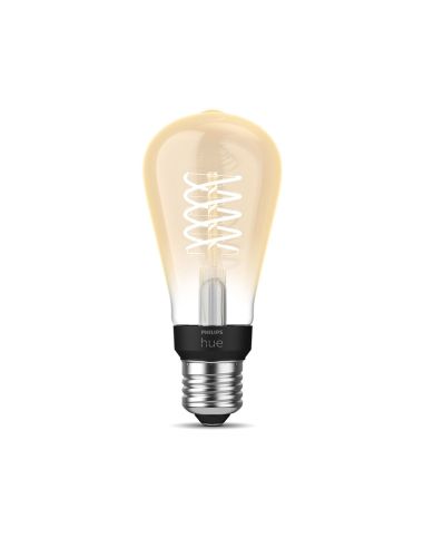 Bombilla inteligente Philips Hue 7.2W 2100K 550lm E27 filamento Edison