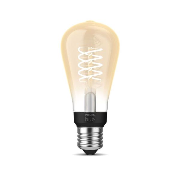 Bombilla inteligente Philips Hue 7.2W 2100K 550lm E27 filamento Edison
