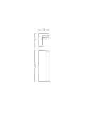 Aplique LED exterior BUSTAN 3.8W 4000K Ultra Eficiente IP44 | LeonLeds