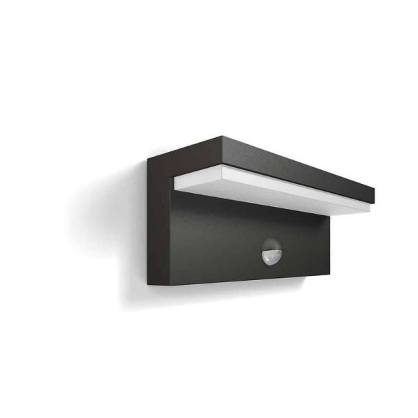 Aplique LED exterior BUSTAN 3.8W 4000K sensor movimiento IP44 | LeonLeds
