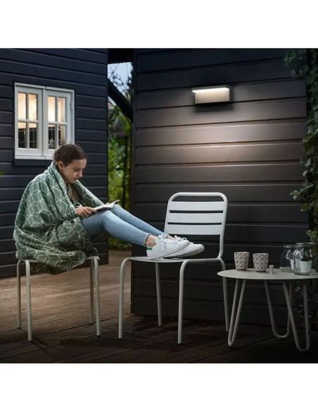 Aplique LED exterior BUSTAN 3.8W 4000K sensor movimiento IP44 | LeonLeds