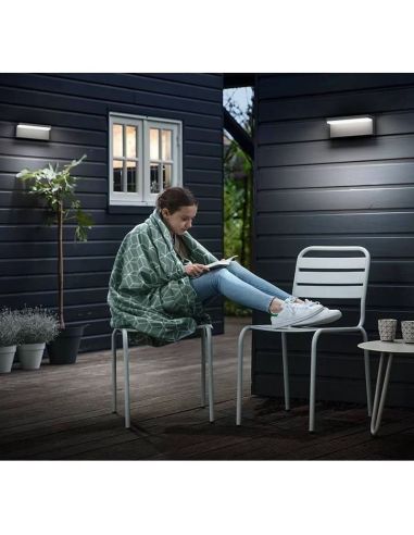 Aplique LED exterior BUSTAN 3.8W 2700K Ultra Eficiente IP44 | LeonLeds