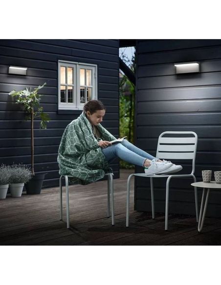Aplique LED exterior BUSTAN 3.8W 2700K Ultra Eficiente IP44 | LeonLeds