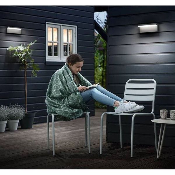 Aplique LED exterior BUSTAN 3.8W 2700K Ultra Eficiente IP44 | LeonLeds