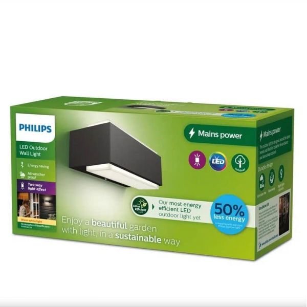 Aplique LED exterior STRATOSPHERE 3.8W 2700K Ultra Eficiente | LeonLeds
