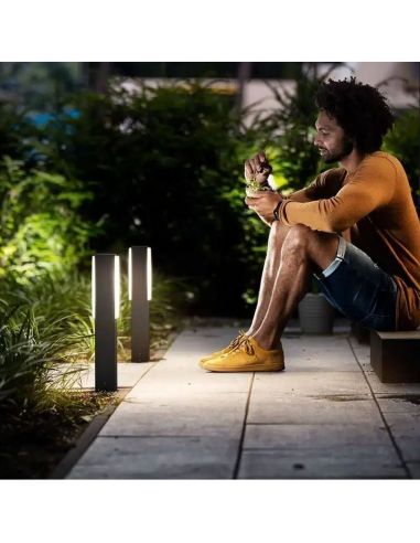 Baliza LED exterior STRATOSPHERE 3.8W Ultra Eficiente | LeonLeds