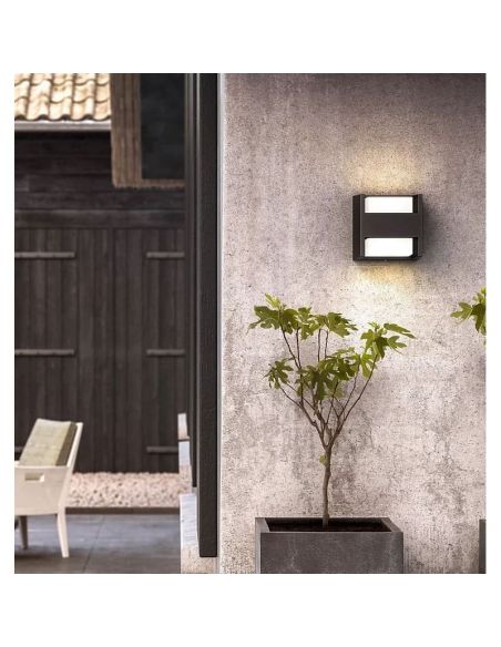 Aplique LED exterior ARBOUR 3.8W 2700K Ultra Eficiente | LeonLeds