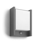 ARBOR applique murale LED d'extérieur avec détecteur de mouvement 3,8W | LéonLeds