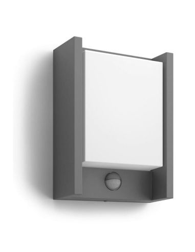 Aplique LED exterior ARBOUR sensor movimiento 3.8W | LeonLeds