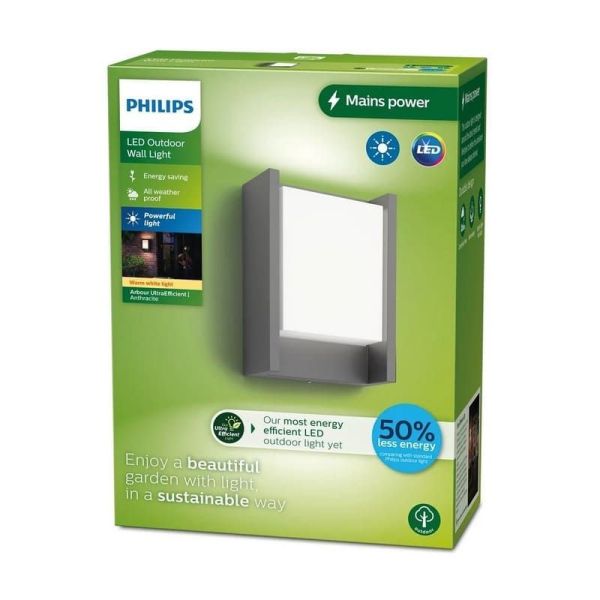Aplique LED exterior ARBOUR 3.8W IP44 Ultra Eficiente | LeonLeds