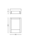 Aplique LED exterior ARBOUR 3.8W IP44 Ultra Eficiente | LeonLeds