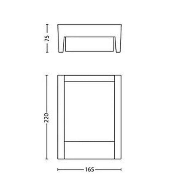 Aplique LED exterior ARBOUR 3.8W IP44 Ultra Eficiente | LeonLeds