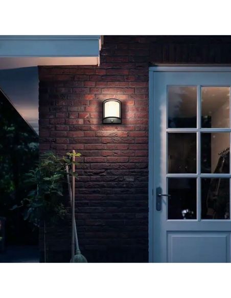 Aplique LED exterior SAMONDRA sensor movimiento Ultra Eficiente | LeonLeds